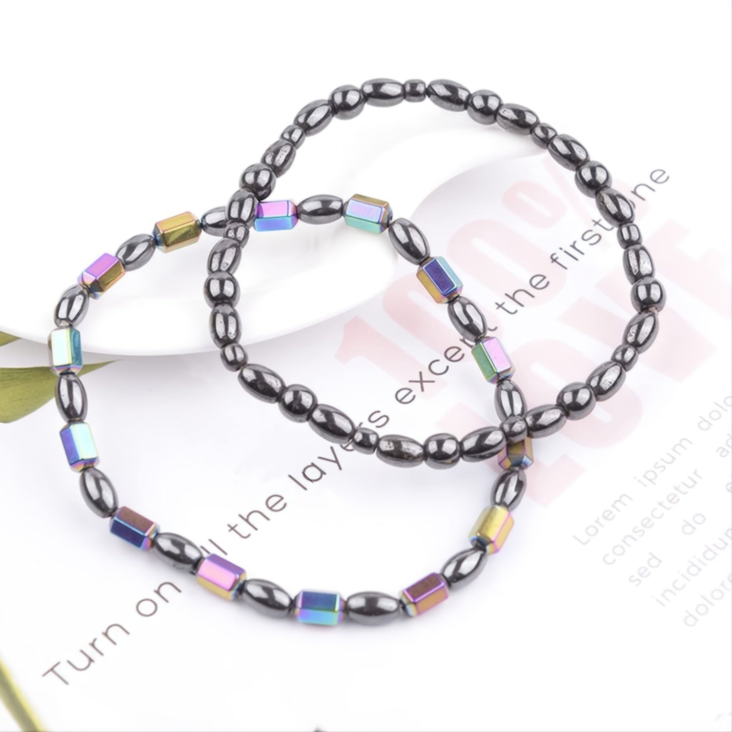 Colorful Magnetic Beads Anklet Bohemian Beach Accessory