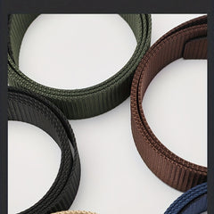 Men's Tactical Canvas Belt - Strong & Durable Waist Belt for Climbing