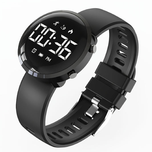 Kids 3D Pedometer Smart Watch USB Rechargeable LED Digital Watch
