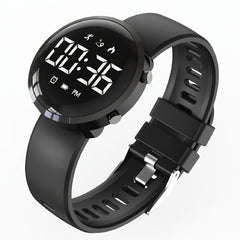 Kids 3D Pedometer Smart Watch USB Rechargeable LED Digital Watch
