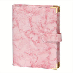 Marble A6 Budget Binder with 8 Cash Envelopes & More