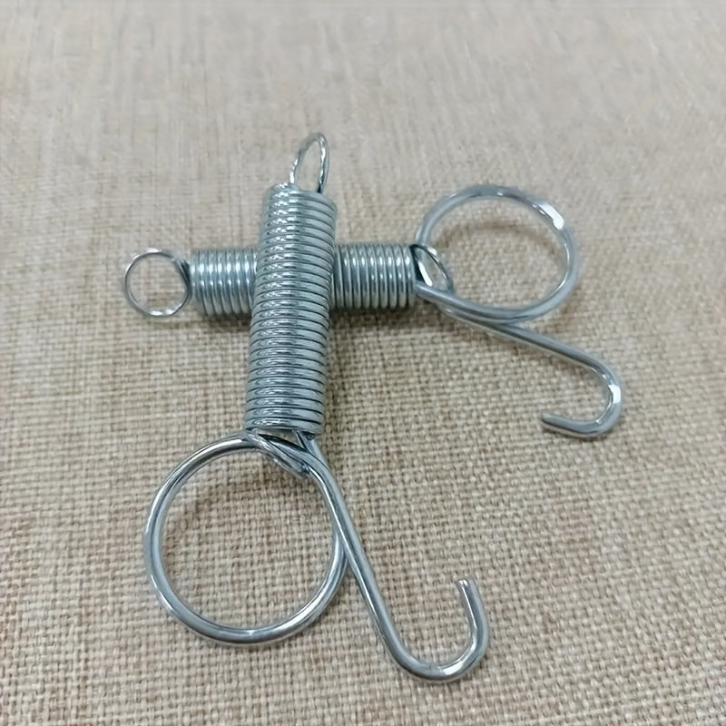 6pcs Metal Finger Spring Latch Hook for Pet Bird Cage Door