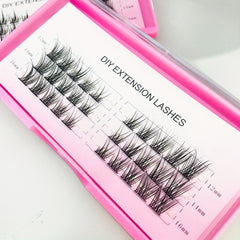 DIY Eyelash Extension Kit with Glue and Applicator