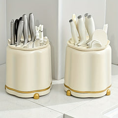 Kitchen Rotating Storage Rack Chopsticks Holder