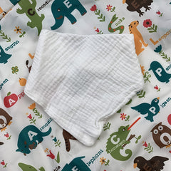 Baby Double Gauze Drool Towel Baby Crepe Gauze Bib