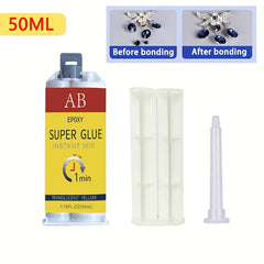50ML AB Epoxy Glue for Household Repairs on Metal Ceramics Plastic