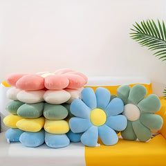 Soft Flower Pattern Pillow Cushion for Home Decor