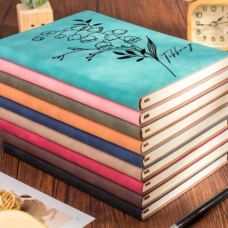 Personalized UV Printed Journal with Floral Design