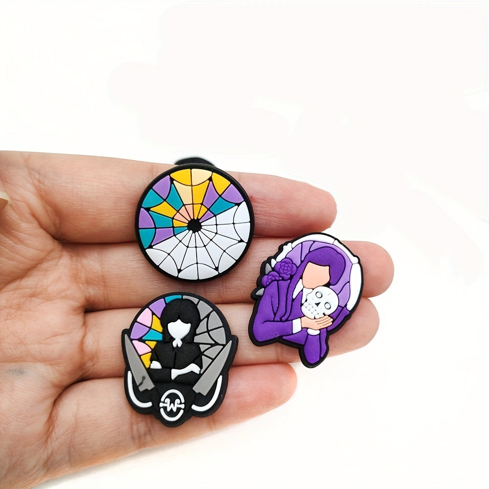 20pcs Cartoon Shoe Charms For Crocs Party