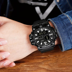 Large Dial Sports Electronic Watch for High School Boys
