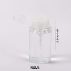 Transparent Lotion Dispenser Travel Bottle - Outdoor Pumping Refillable Pump