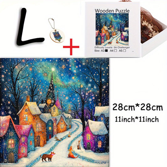 Architectural Landscape Wooden Jigsaw Puzzle