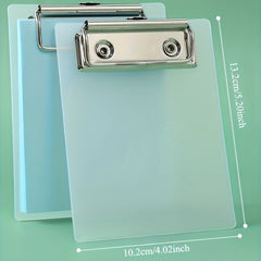 2pcs Mini Clipboard Notepads for Nurses and Office Workers - Durable