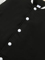 Boys Varsity Jacket Long Sleeve Letter Graphic