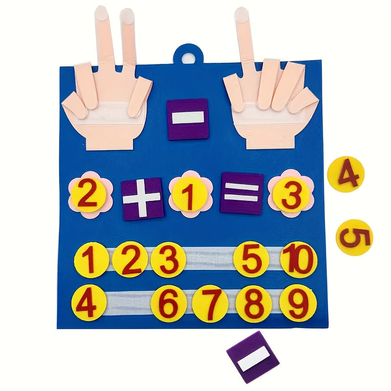 Toddler Math Toy Interactive Learning with Buttons Large Size