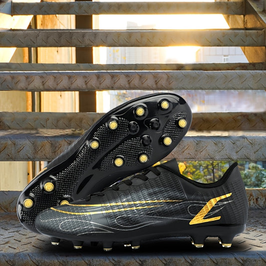 Youth Breathable Anti Slip Soccer Cleats Firm Ground Training Shoes