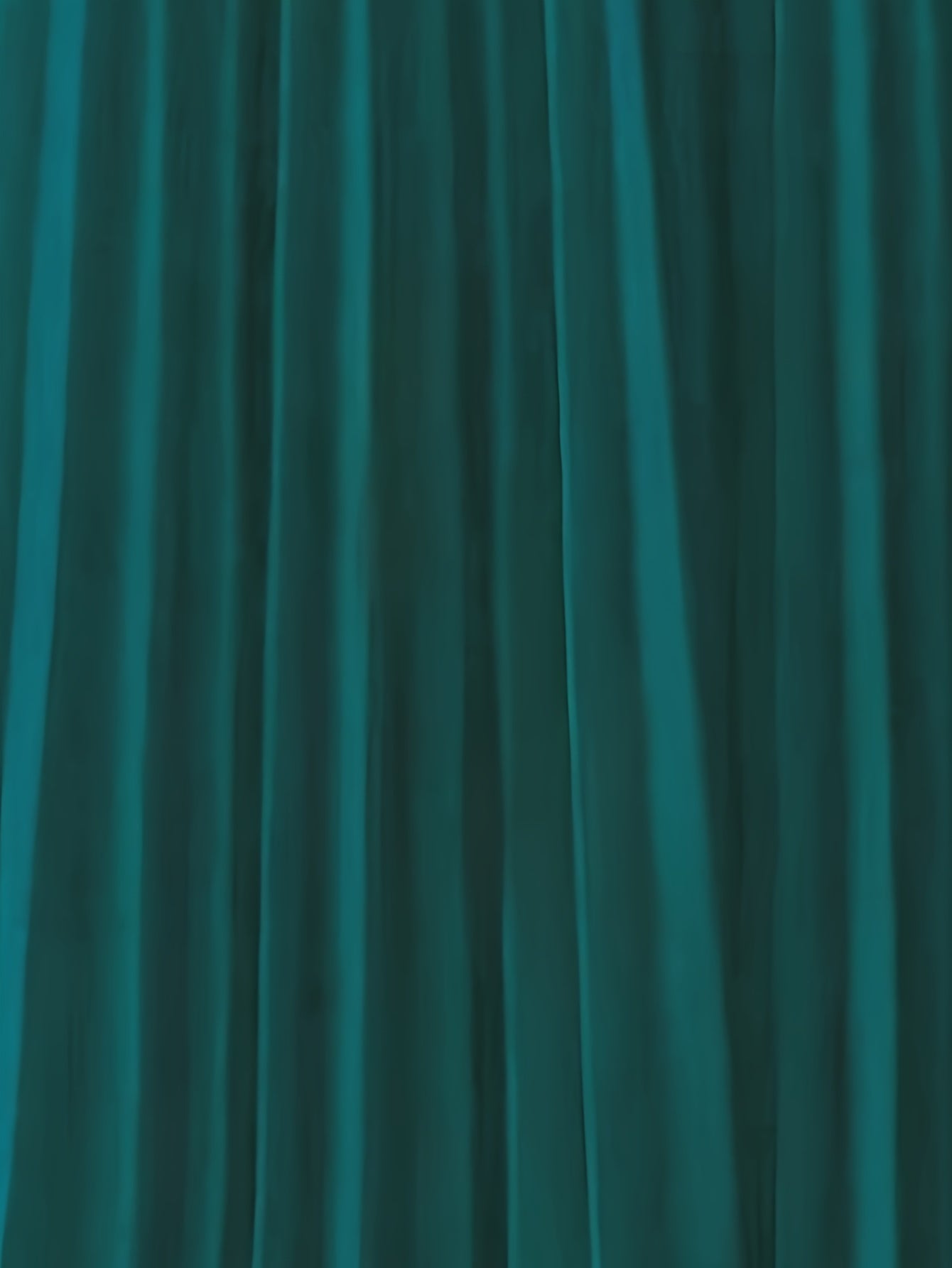  Solid Elastic Pleated Stretch Skirt