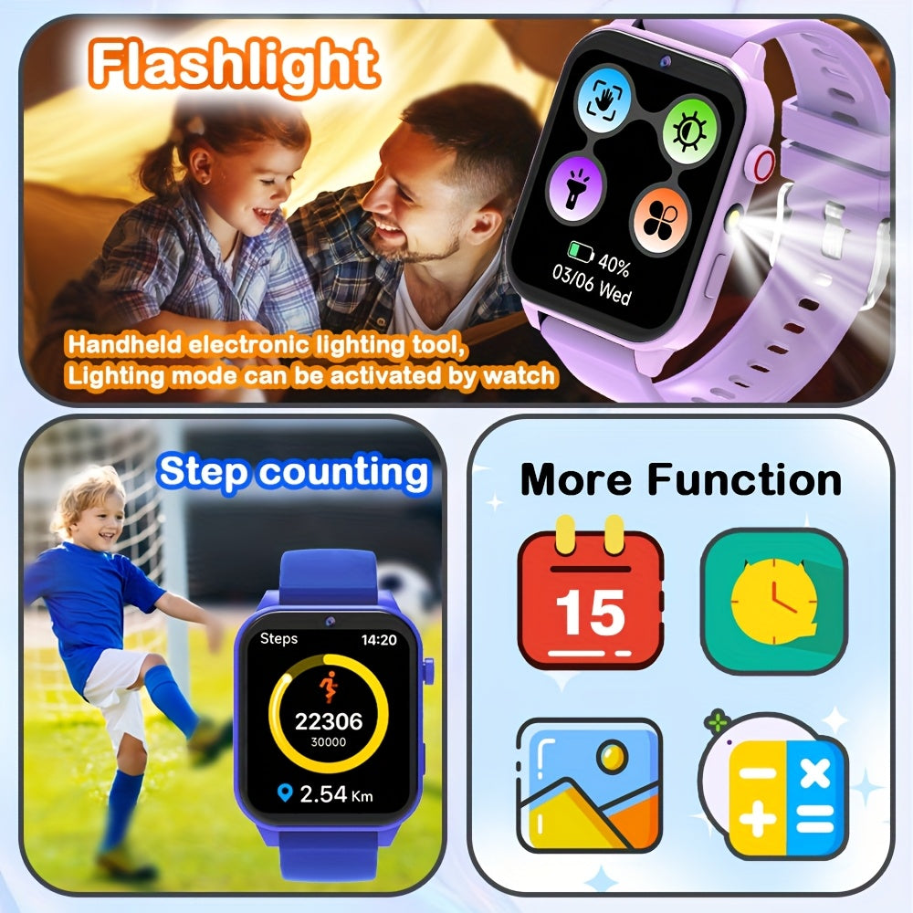 ERUN HD Smart Watch with Touch Screen & Camera - 18 Games, Alarm, Calendar