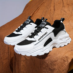 Men's Breathable Chunky Sneakers for Jogging Gym