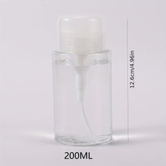 Transparent Lotion Dispenser Travel Bottle - Outdoor Pumping Refillable Pump