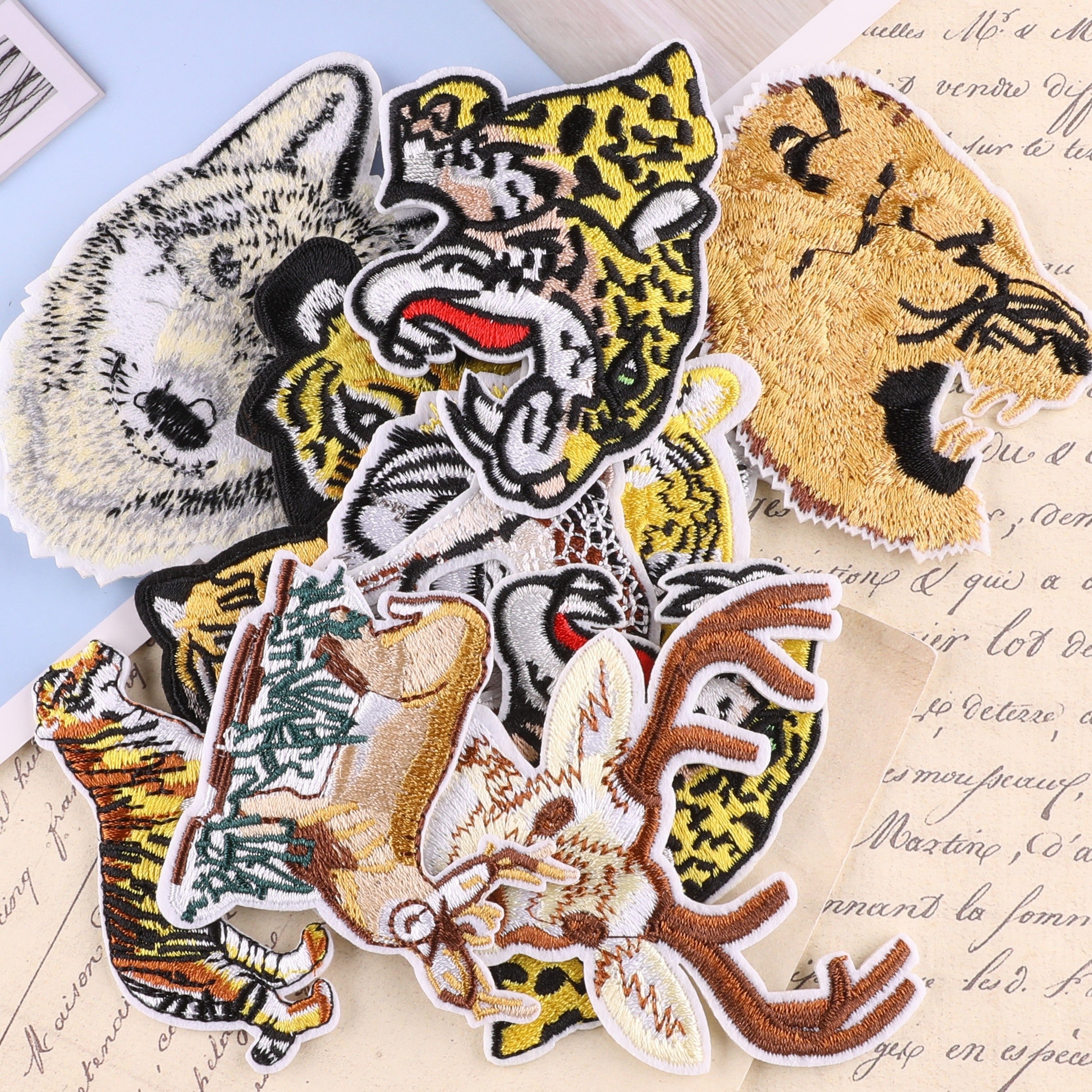13pcs Animal Embroidery DIY Patch Decorative Accessories For Clothes Backpack