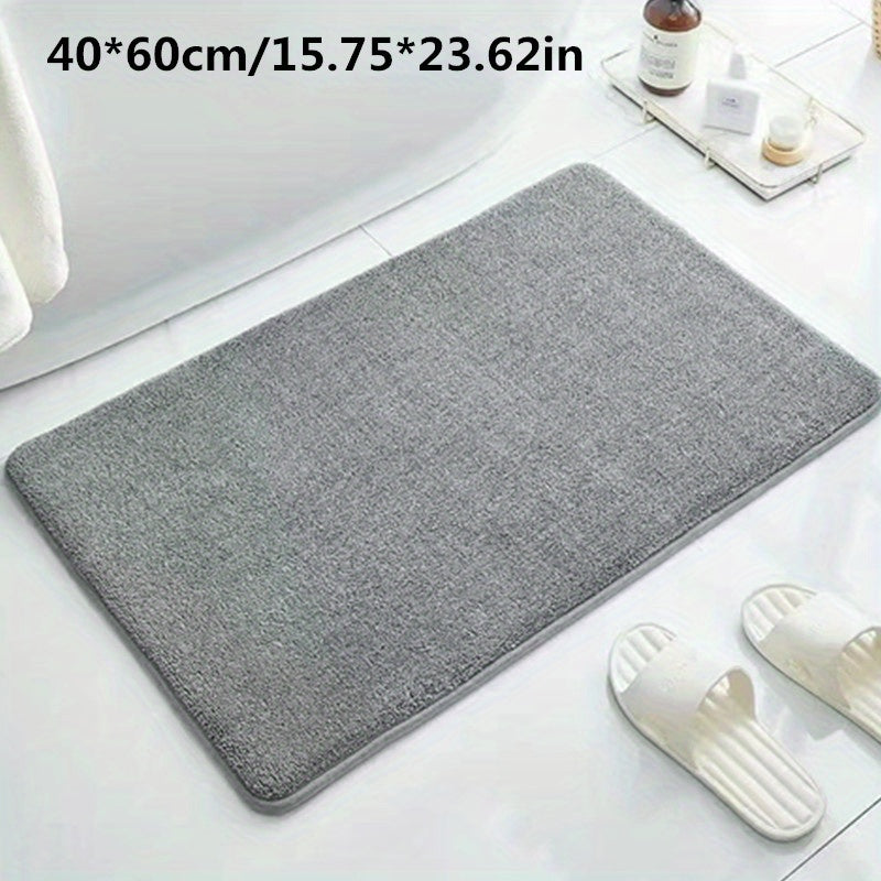 Soft Non Slip Absorbent Quick Drying Bath Rug - Durable Wear-resistant Mat