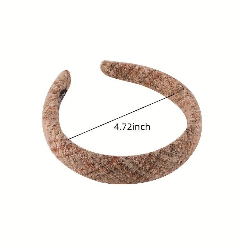 Wide Brimmed Sponge Headband Hair Hoop Hair Accessories For Daily Use