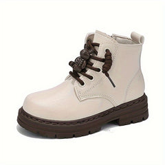 Girl's Cozy Snow Boots with Toy Decor Warm Fleece Lining