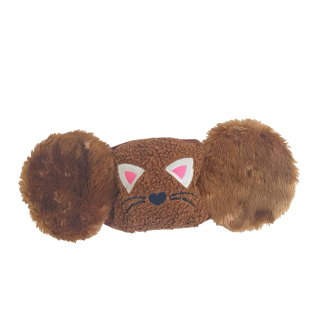 Women's Winter Cat Ear Face Mask with Detachable Ears & Elastic Band Animal Ear