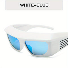 Y2K Wrap Around Sunglasses for Women Men UV400