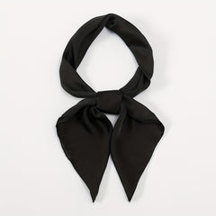 Satin Bandana Square Scarf Necktie Head Wrap Hair Accessory