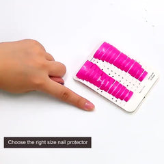 26pcs Reusable Nail Polish Moulds Anti-fouling Protection Tools