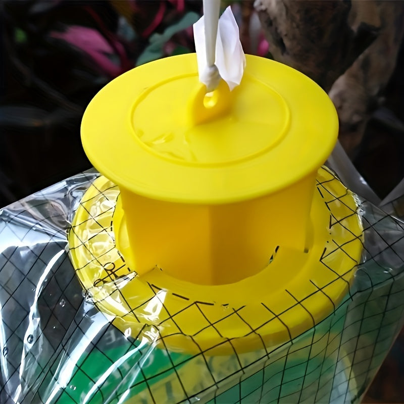 Outdoor Disposable Fly Trap Pest Control Yellow