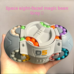 Magic Beans Stress Relief Toy 3D Multifaceted Space Magic Beans Fingertip Puzzle