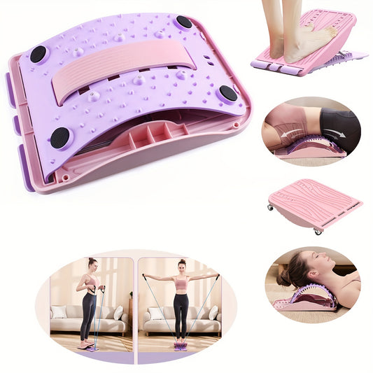 3-in-1 Back Stretcher Calf Stretcher Balance Board