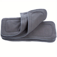 Bamboo Charcoal Baby Diaper 4-Layer Washable & Recyclable Deodorizing Breathable