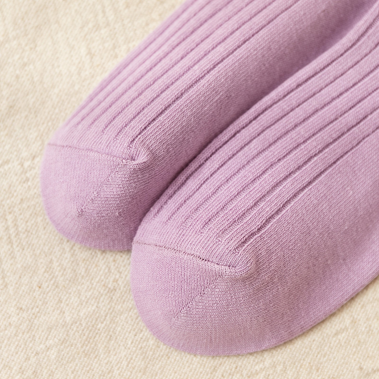 2 Pairs Striped Mid Tube Socks Crew Length Stockings Women's Hosiery