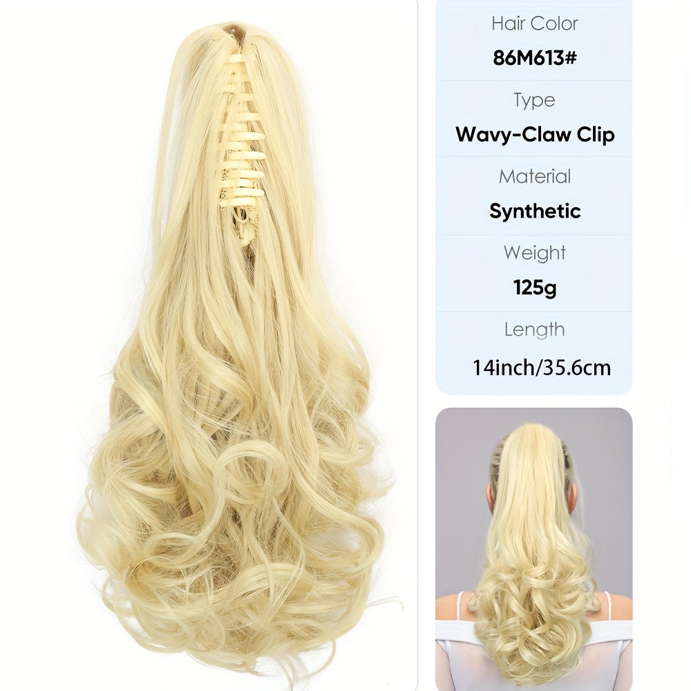 Curly Wavy Ponytail Extensions Clip In Hair