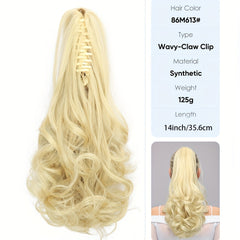 Curly Wavy Ponytail Extensions Clip In Hair