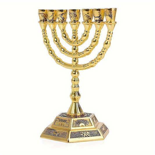 Vintage Temple Candle Sticks Holder for Home Decor and Table Centerpiece