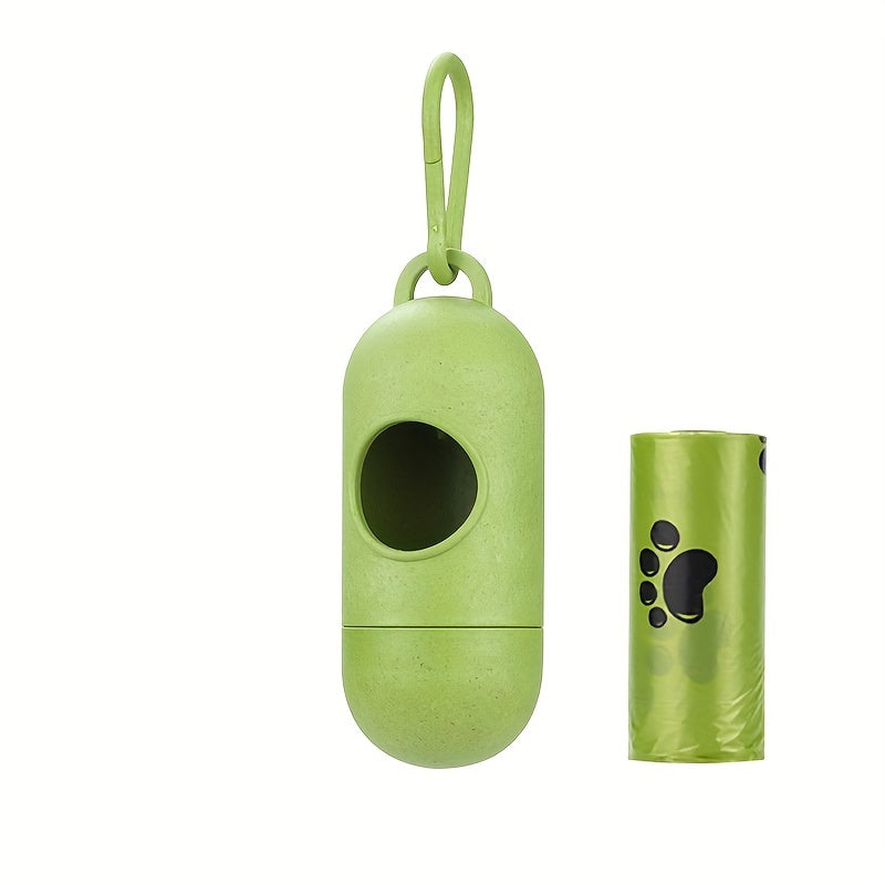 Portable Pet Waste Bag Dispenser with Pet Garbage for Outdoor Walking