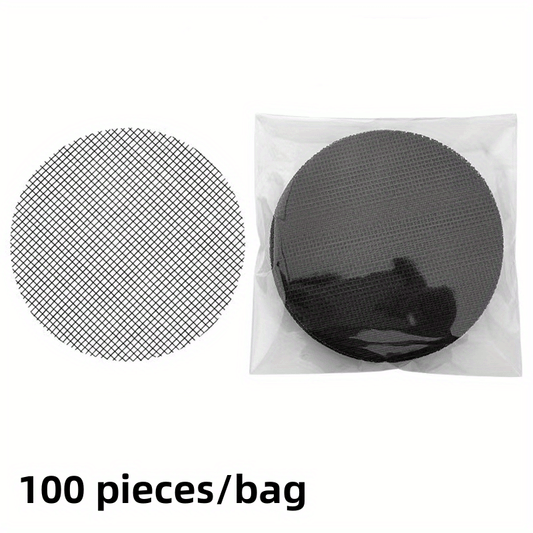 100pcs Flower Pot Hole Mesh Pad Prevent Soil Loss Anti Bonsai Pot Grid Mat