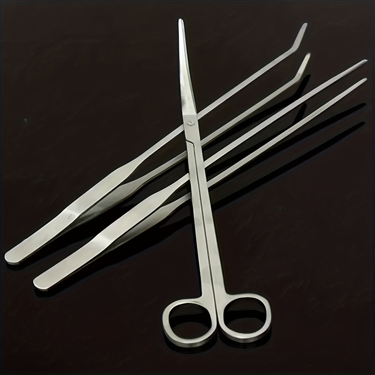 3pcs Long Stainless Steel Aquarium Plant Tools