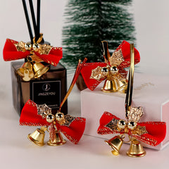 3pcs Christmas Tree Double Bell Decoration Set Christmas Tree Pendant