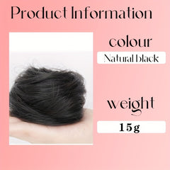 08 cm Chignon Hair Bun for Women Straight Hair