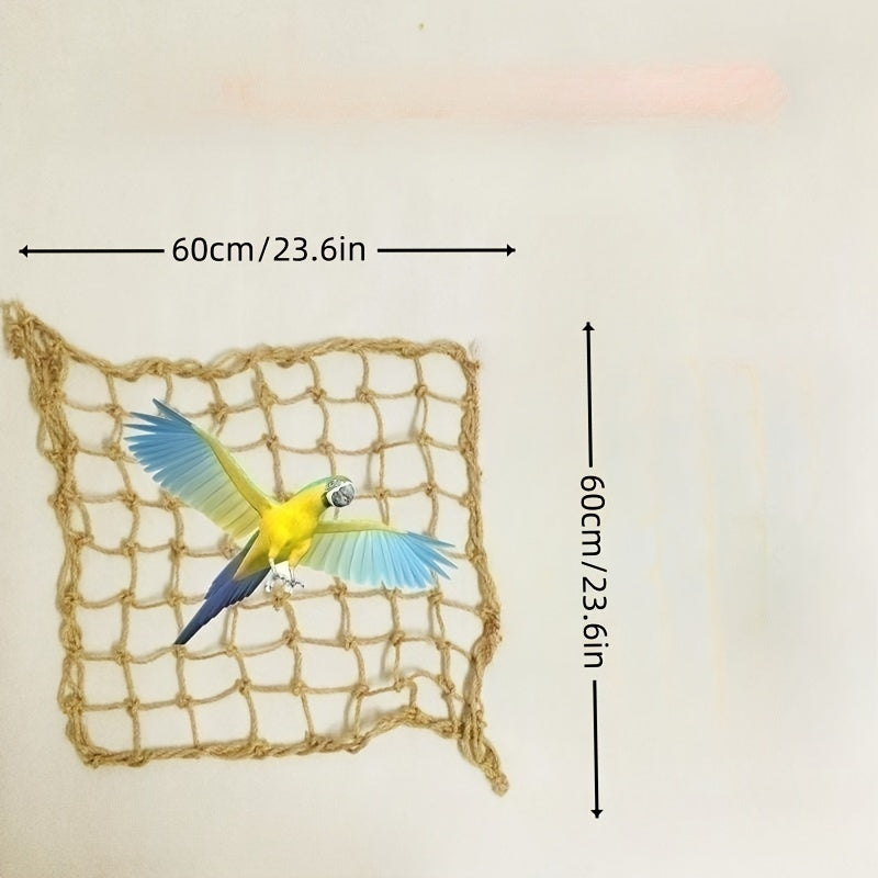 Parrot Climbing Nets Thick Hemp Rope Reinforced Hammocks
