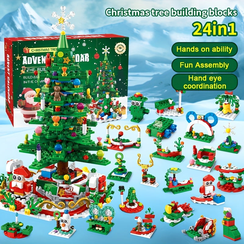 ST 21 Christmas Tree Building Blocks Set