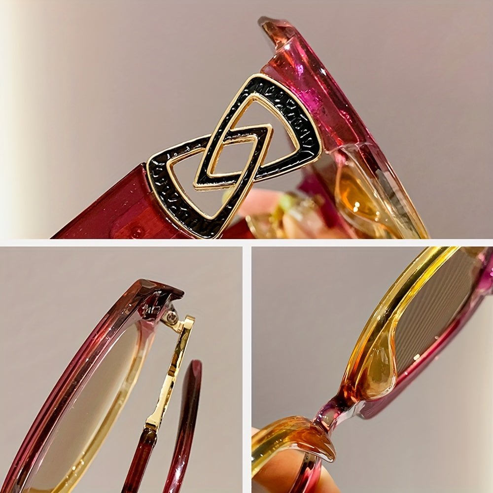 Y2K Oversized Oval Sunglasses Women Jelly Sun Shades UV400
