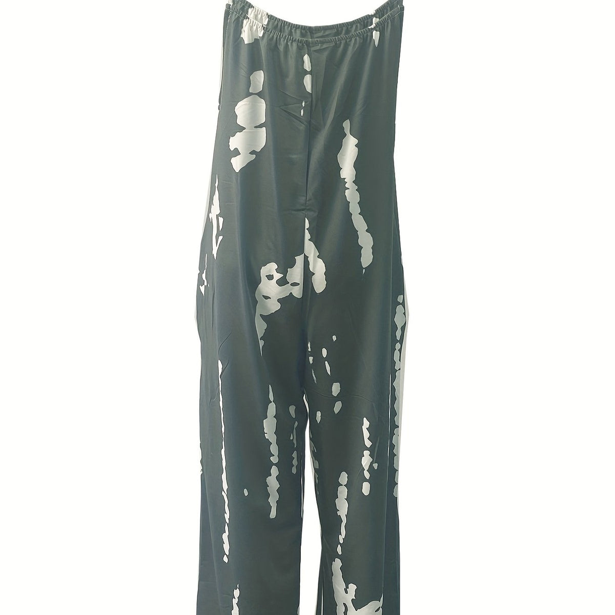 Tie Dye Wide Leg Cami Jumpsuit Boho Sleeveless Jumpsuit