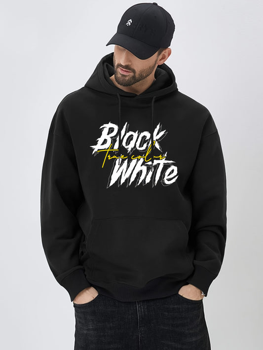 Men's Graphic Print Hoodie Pullover Sweatshirt